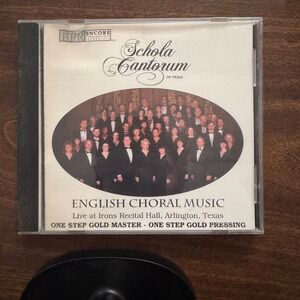 Schola Cantorum of Texas English Choral Music CD Live